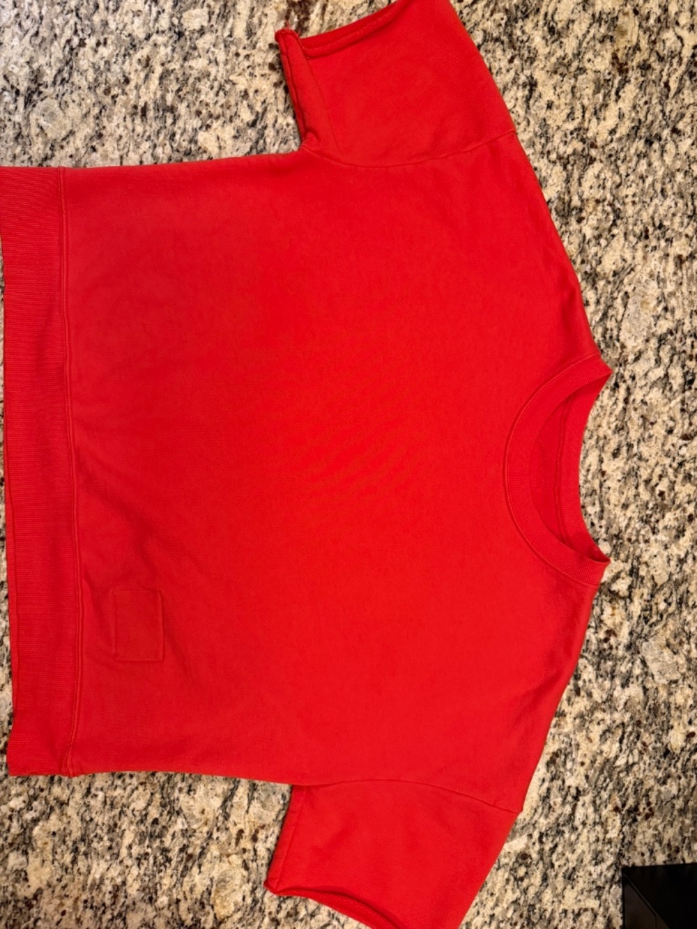 Daily Drills Heart Cropped Sleeve Crew XS/S - Picture 4 of 5